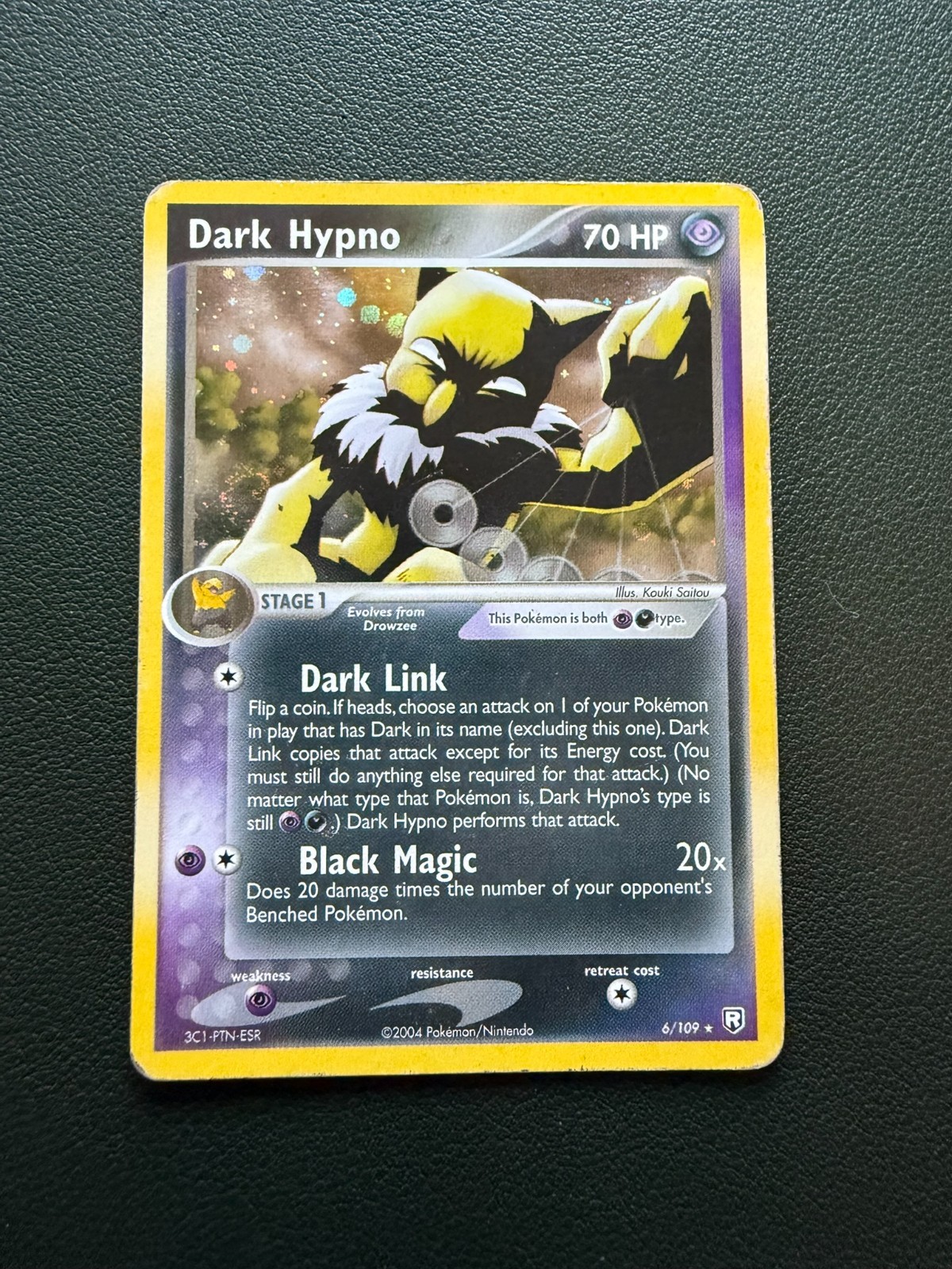 Dark Hypno Team Rocket Returns 6/109  Holo Pokemon Card Holographic Rare