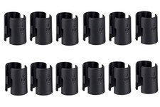 12 Pairs Wire Shelving Shelf Lock Clips for 3/4 Inch Post - Shelving Sleeves ...