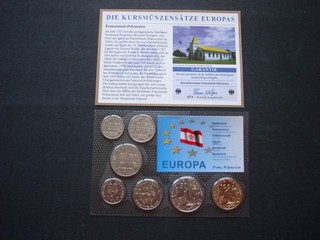 TOP Französisch Polynesien Kursmünzensatz im Blister Zertifikat! Münzen! OVP!