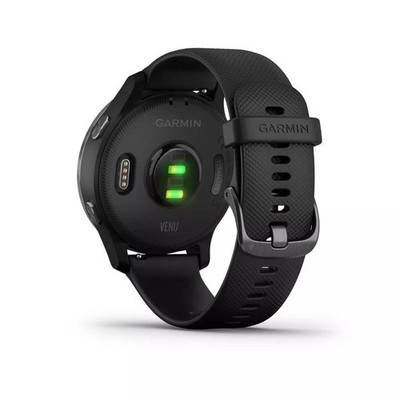 Garmin Venu Black with Slate Hardware GPS Smartwatch Fitness