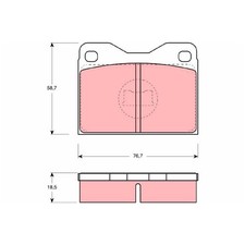 Satz Bremsbeläge Bremsklötze vorne für Audi 100 C1 801 817 C2 431 435 | 14809