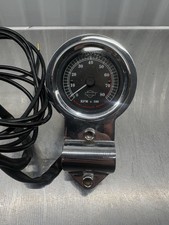 Drag Specialties Black Speedometer For Harley-Davidson Softail FLSTN (1991-95) – 5 Inch, Reed Switch Option