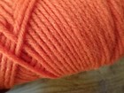 Lot 3 Vtg skeins LOVE KNIT 4 Ply worsted weight yarn-100% acrylic-Calif Coral — photo 2