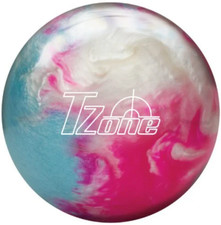 Brunswick TZone Frozen Bliss Bowling Ball Pink Silver Turquoise 6-15 lb