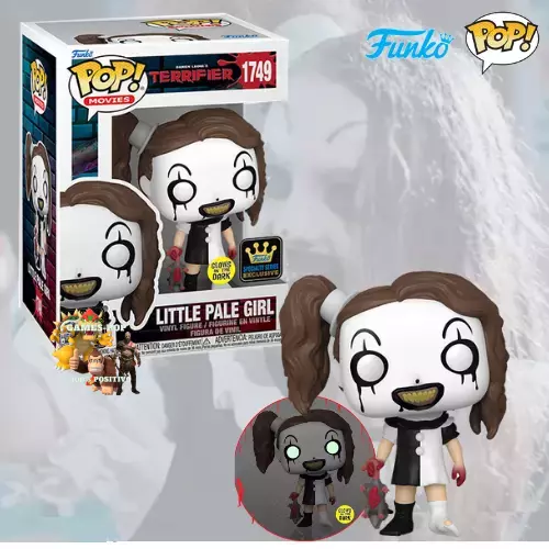 FUNKO POP! TERRIFIER LITTLE PALE GIRL 1749 GITD EXCLUSIVE MOVIES DISPONIBILE - Imagen 1 de 17