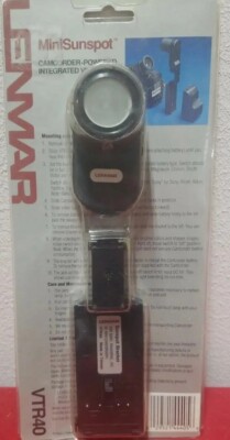 Lenmar MiniSunspot Camcorder-Powered Integrated Video Light VTR40 New