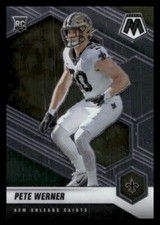 2021 Panini Mosaic #367 Pete Werner Rookie New Orleans Saints