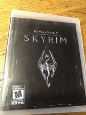 The Elder Scrolls V: Skyrim (PlayStation 3, 2011) Case And Manual Only