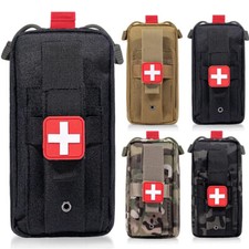 Tactical MOLLE Medical Pouch Rip-Away EMT First Aid Pouch IFAK Kit Waist Pack