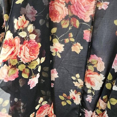 Poetry Women's OS Floral Print Open Beach/Casual Kimono (8) - Picture 5 of 8