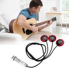 Akustikgitarre Tonabnehmer Selbstklebender Endpin Piezo Kontaktmikrofon DE