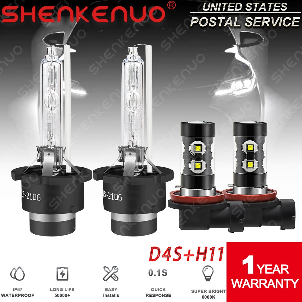 For 2008 2009 2010 Toyota Avalon HID Headlight High/Low Beam led Fog Light Bulbs