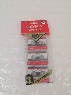  Sony Microkassetten  MC60 NEU in OVP verschweißt 