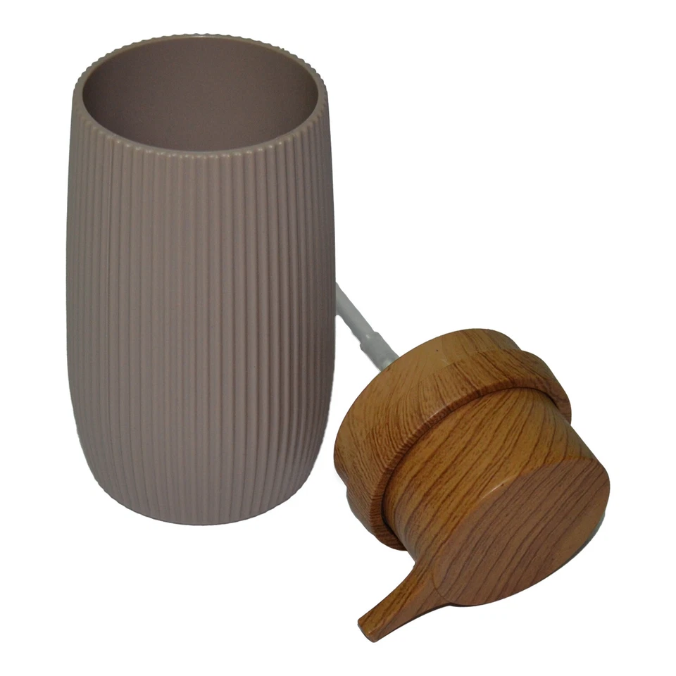 Dispenser sapone liquido Feridras serie London dosa sapone tortora made in Italy - Immagine 3 di 3