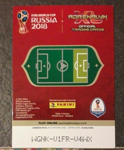 Panini Football Adrenalyn XL Cristhian STUANI #360 World Cup Russia 2018 - Afbeelding 2 van 2