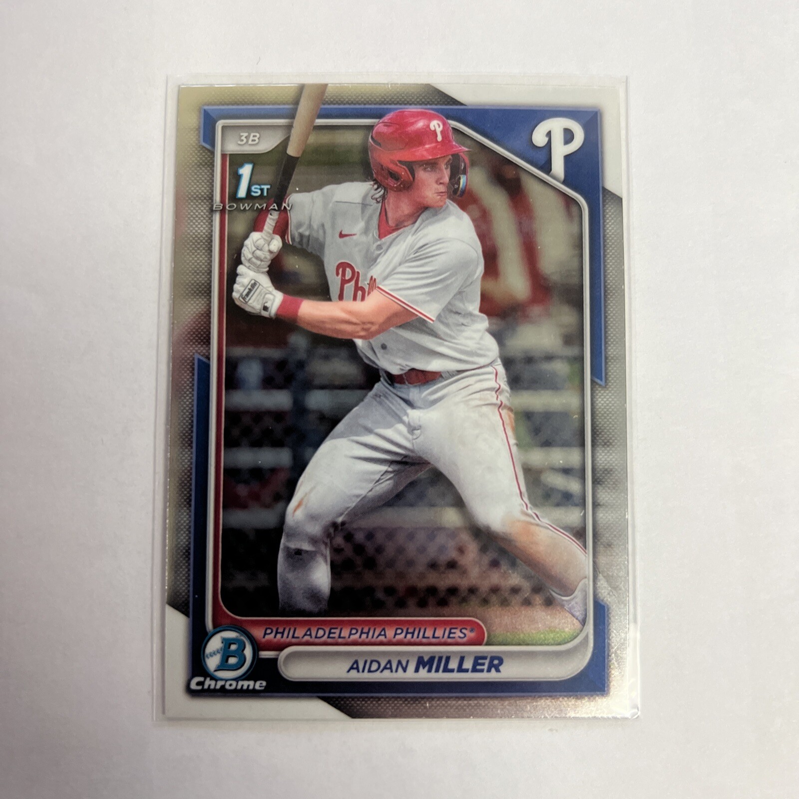 2024 Bowman Aidan Miller Chrome 1st #BCP-27 Philadelphia Phillies