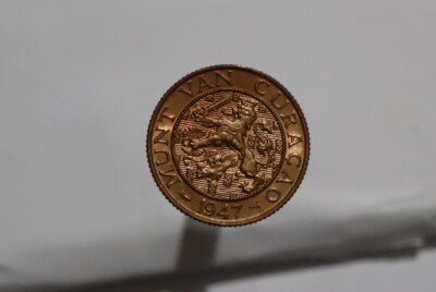   CURACAO 2 1/2 CENT 1947 RARE HIGH GRADE B53 #K4103