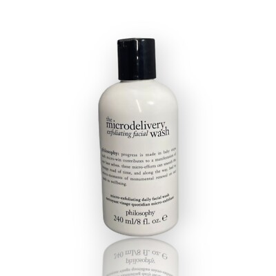 The Microdelivery Exfoliating Daily Facial Wash by Philosophy- 8 oz/ Unsealed 