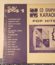 Nutech SAV-P41 POP HITS Karaoke CDG 15 Song Disk CD