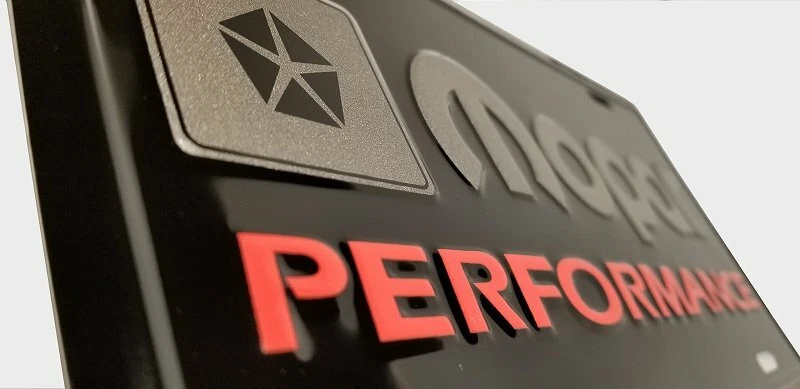 Matrícula Mopar PERFORMANCE años 70 Dodge Plymouth Cuda Challenger Road Runner Foto 3 de 4