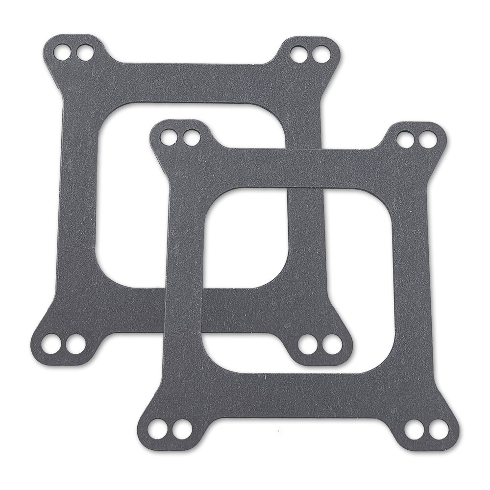 2 Open Phenolic Carburetor Spacer Fits Holley Chevy Demon AFB SBC BBC 4BBL - Foto 2