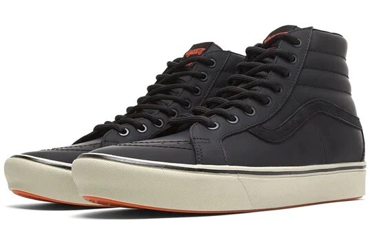 Vans Vault x The Darkside Initiative ComfyCush Sk8 Hi taglia 6 5 uomo nero arancione