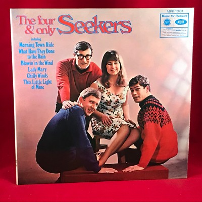 The Four & Only Seekers 1969 UK Vinyl LP Hide And Morning Town Ride Kumbaya K