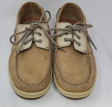 Sperry Top Sider Billfish Boat Shoes Mens 9.5M Brown Leather 3 Eye Deck 0799023