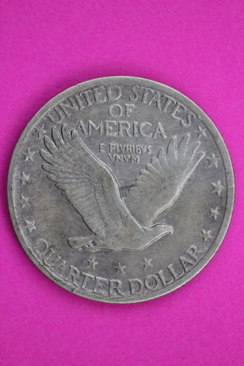 1918 S Standing Liberty Silver Quarter Semi Key Date Coin Exact