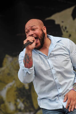 Howard Jones of American metal group Killswitch Engage performing  - Old Photo 3