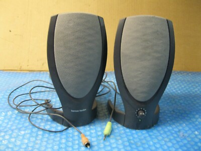 HARMON KARDON HK206 90 HZ 3W COMPUTER SPEAKERS (No Power Adapter