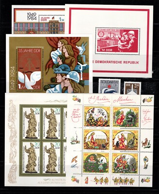 GERMANY: DDR/GDR, Sc#2389/C15, 1984 Collection: 60 Stamps +6