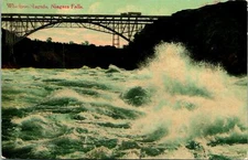 Niagara Falls NY Whirlpool Rapids  Postcard used (30527)