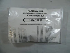 ELENCO ELECTRONICS COMPONENT KIT CK-1000 RESISTORS, DIODES, ETC