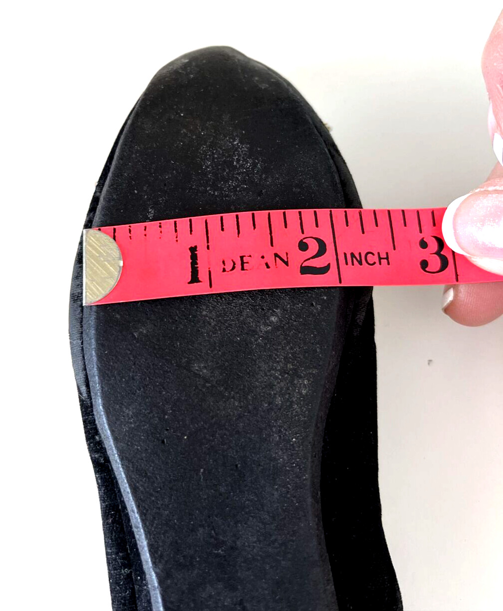 Moroccan Turkish Persian Girls Black Velvet Slippers Shoes Beaded Suede Aladdin