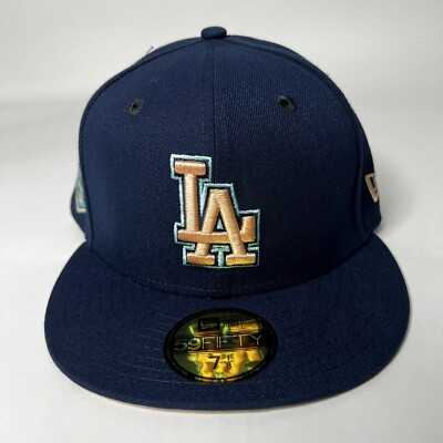 New Era LA Dodgers Navy Blue Oceanside Peach 59FIFTY Fitted Hat