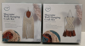 Freeform Craft Macrame Wall Hanging Craft Kit LOT of 2 DIY Decor Ages 8 & Up NIB