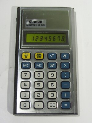 Canon Palmtronic LC 82 M LCD POCKET CALCULATOR Taschenrechner VINTAGE