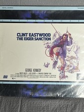 THE EIGER Sanction With Clint Eastwood Movie Laser Disc RARE 