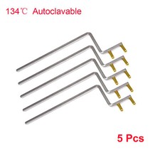5Pcs Dental XC Posterior Metal Indicator Arm X-Ray Positioning Arm 134  - Yellow
