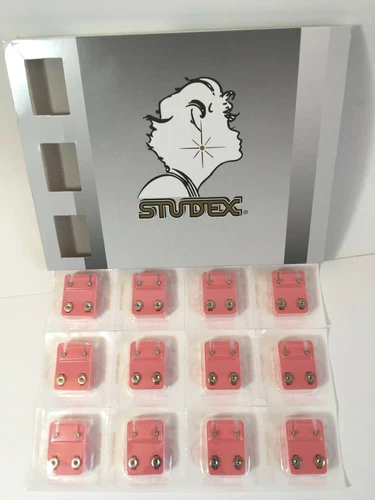 Studex Ear Piercing Stainless Steel Clear April Stone MINI Studs 12 pairs M204W - product listing photo