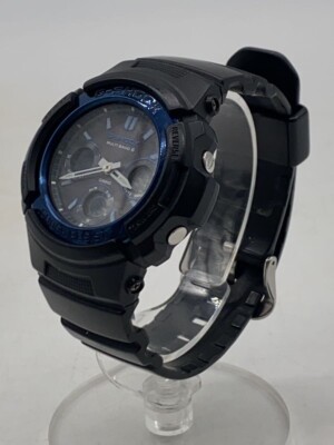 CASIO G-SHOCK AWG-M100A-1AJF Black Resin Solar Digital Analog