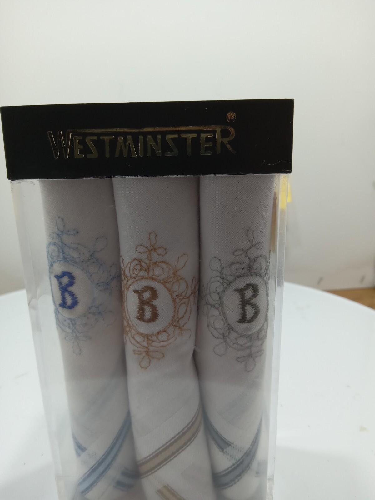 Westminster Cotton Monogrammed  Handkerchiefs - image 1