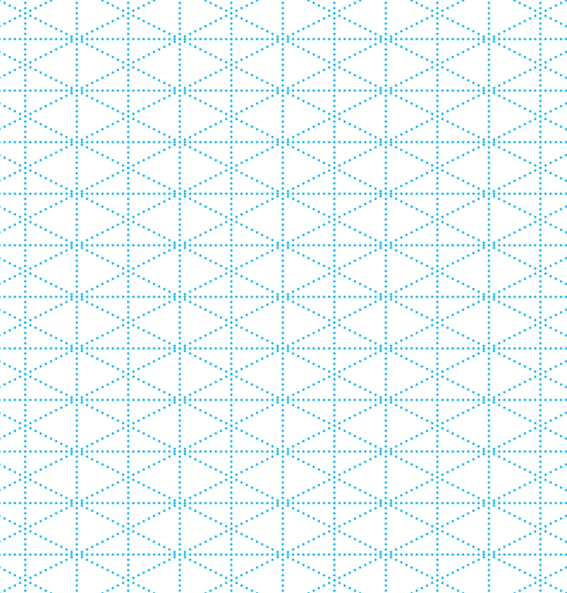 Isometric Graph Paper Pad 50 Sheets 0.25
