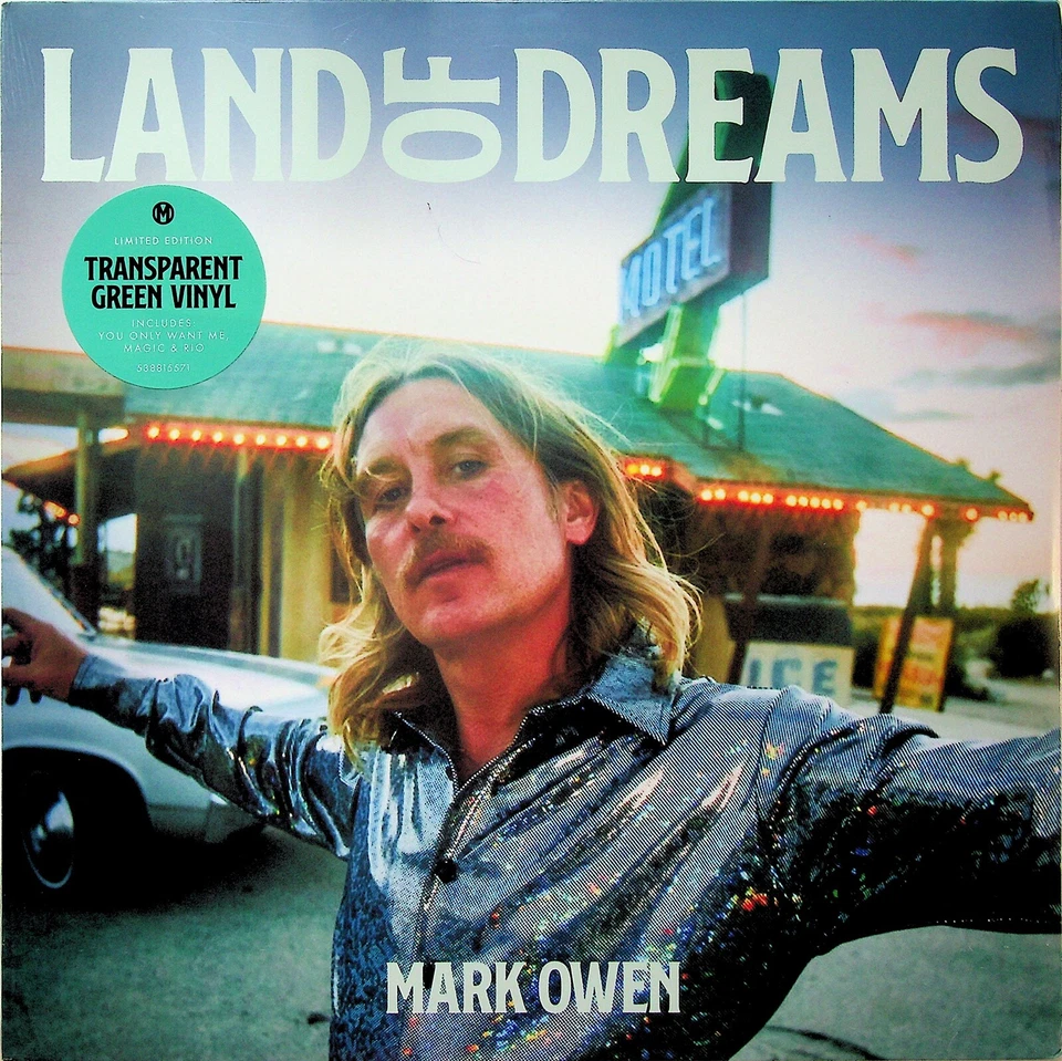 MARK OWEN- Land of Dreams LP (NEW 2022 Limited GREEN Coloured Vinyl) TAKE THAT - Image 2 of 3