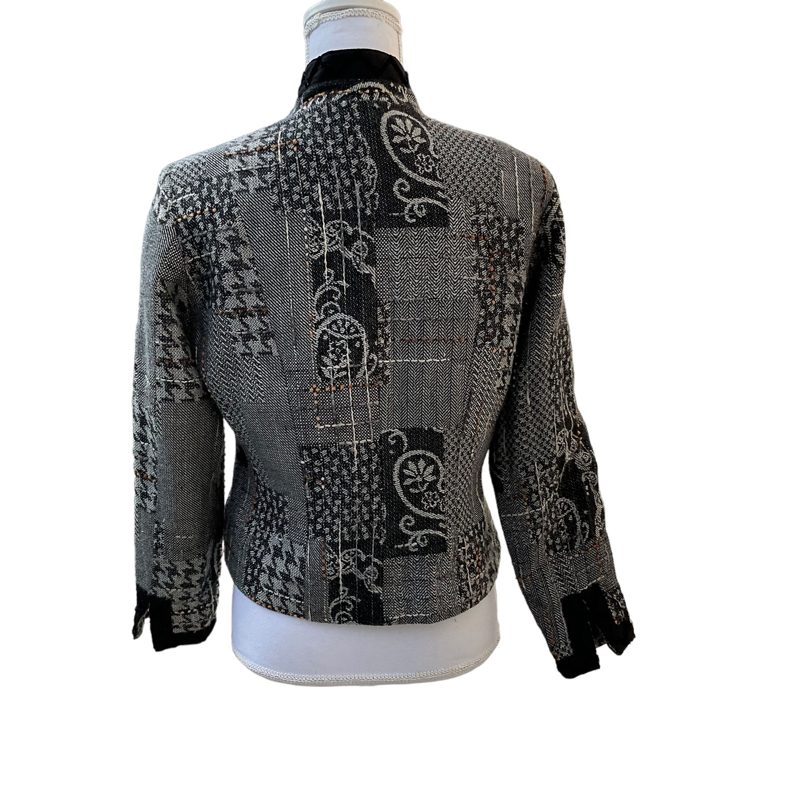 Coldwater Creek Patchwork Tweed Jacket - image 7