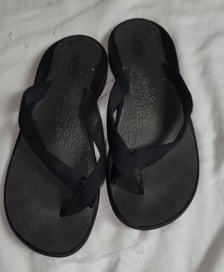 Womens Chaco FLip Flop Slip On Shoes Thongs Size 10 Gently  display picture 1
