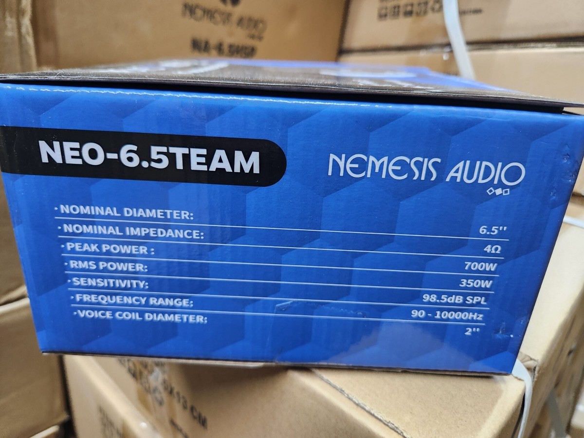 Nemesis Audio NEO-6.5 TEAM 6.5 inch 350 watts RMS Midrange Speaker