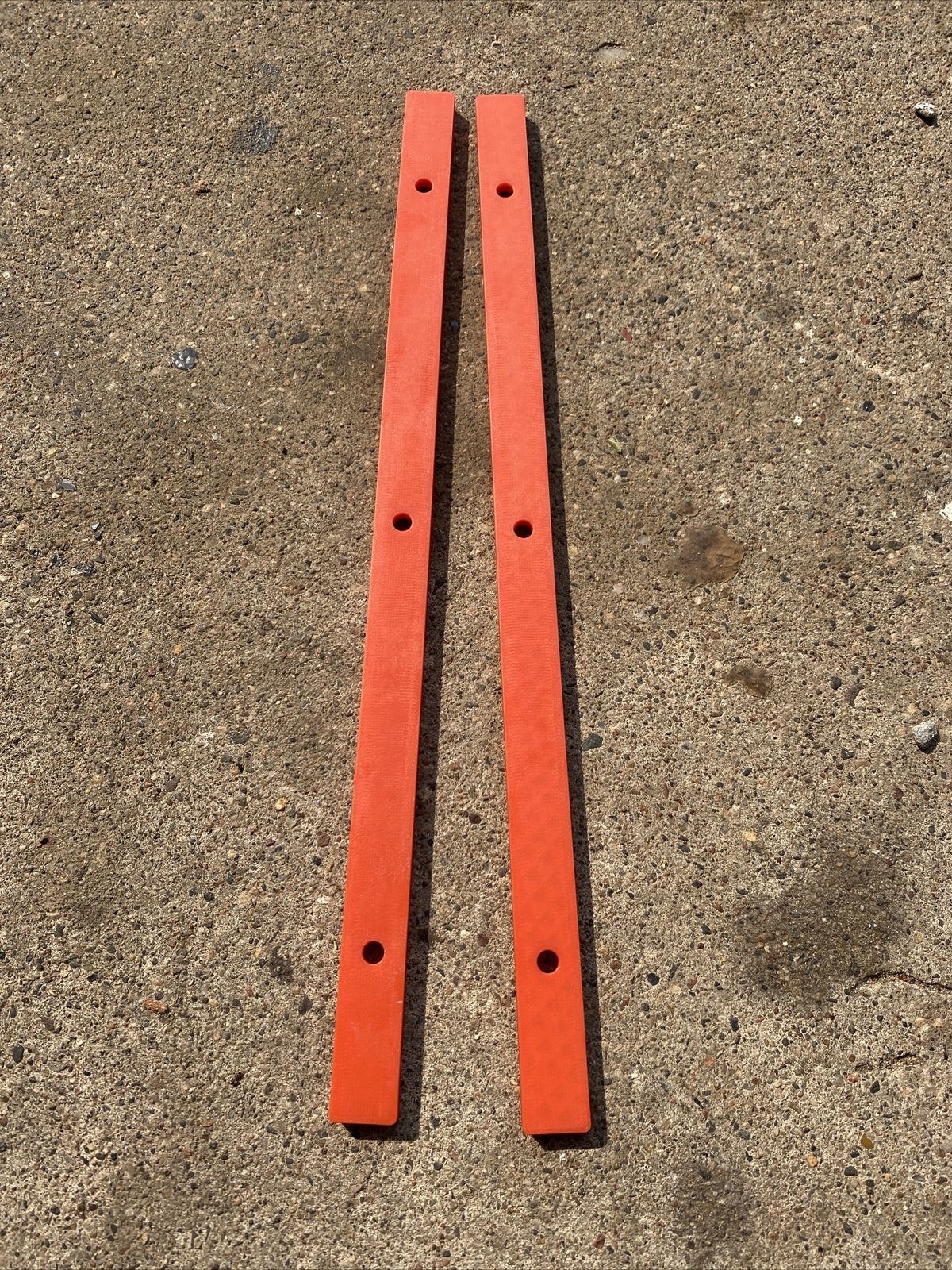 Table Saw Plastic 5/8”Wide 1/4”Tall Crosscut Sled Miter Gauge bar 3D