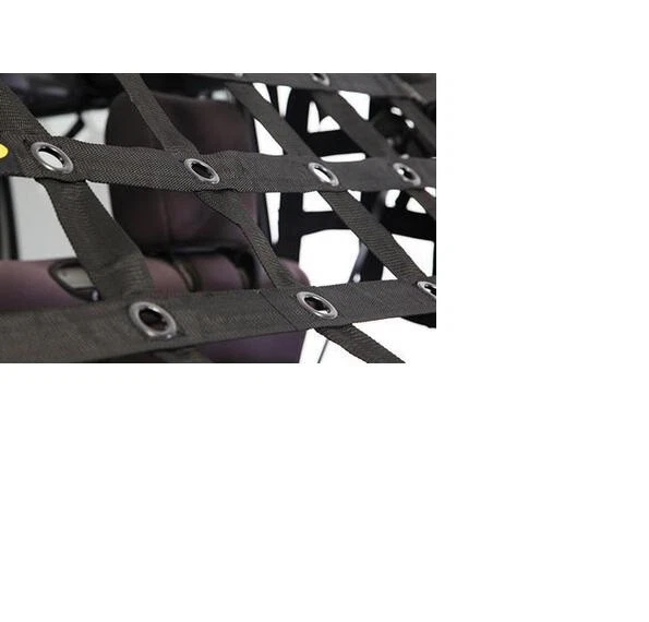 Черная грузовая удерживающая сетка Smittybilt CRES2 HD 07–18 для Jeep Wrangler 2 двери JK - Изображение 2 из 3